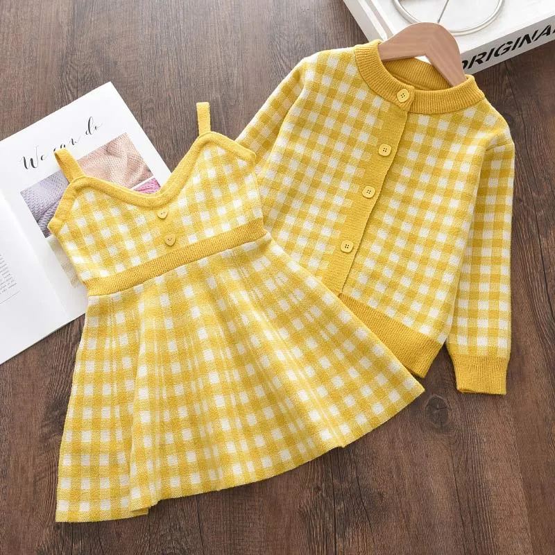 Baby Sweater Long Sleeve Suit Two-piece Set