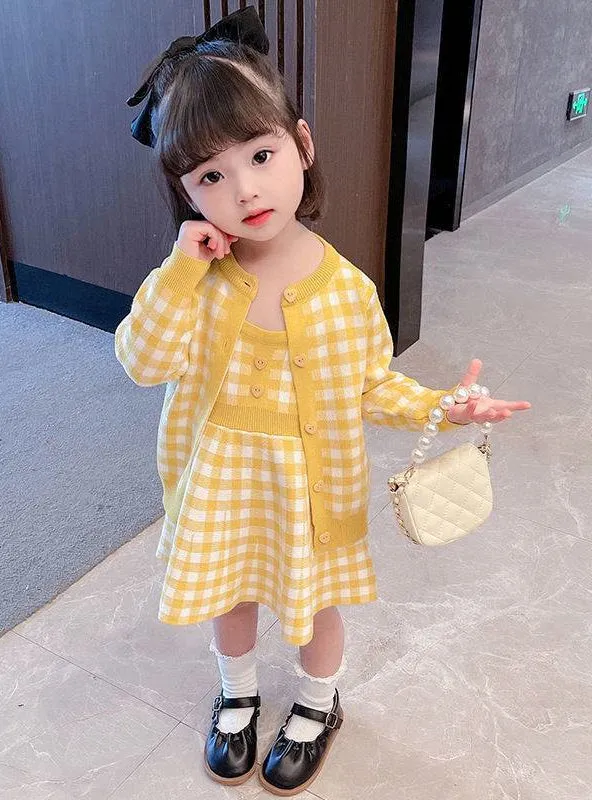 Baby Sweater Long Sleeve Suit Two-piece Set