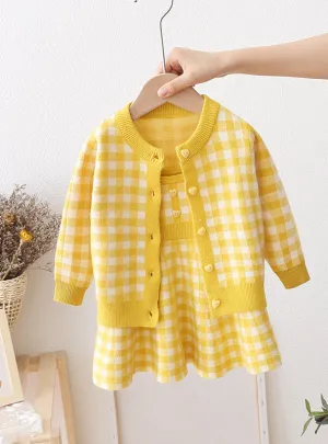 Baby Sweater Long Sleeve Suit Two-piece Set