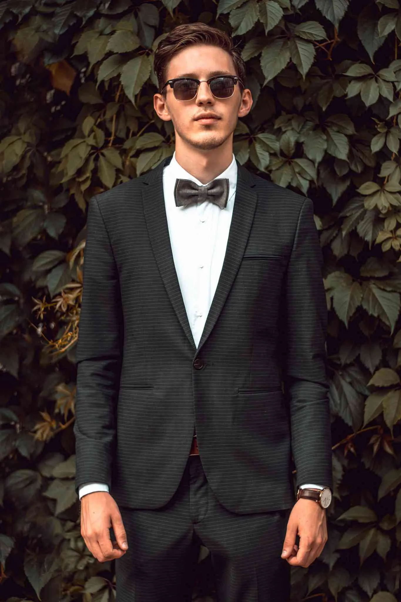Bright Yellow Bow Tie | Wedding Accessory for Men, Kids & Babies