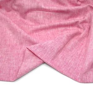 Coastal Linen Cotton Chambray - Candy Pink