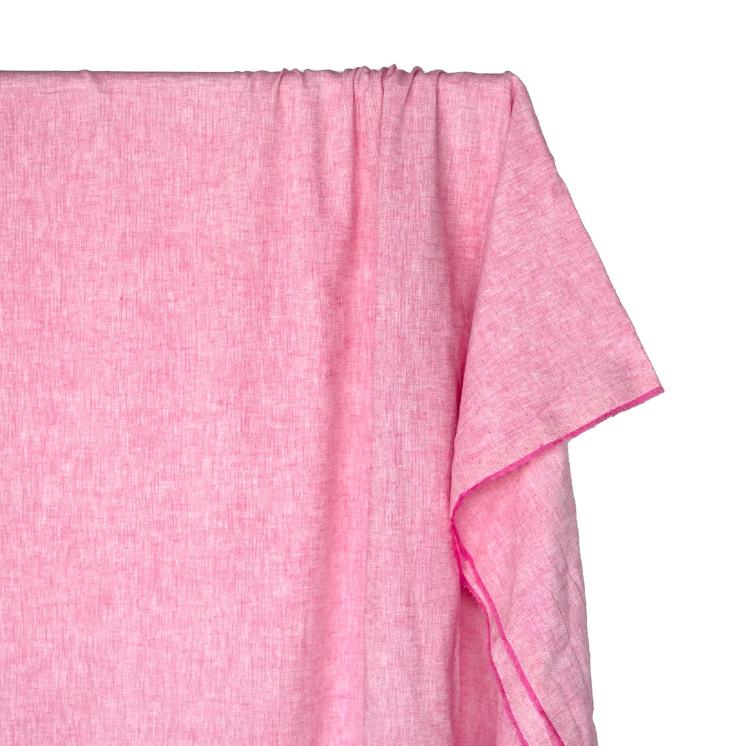 Coastal Linen Cotton Chambray - Candy Pink