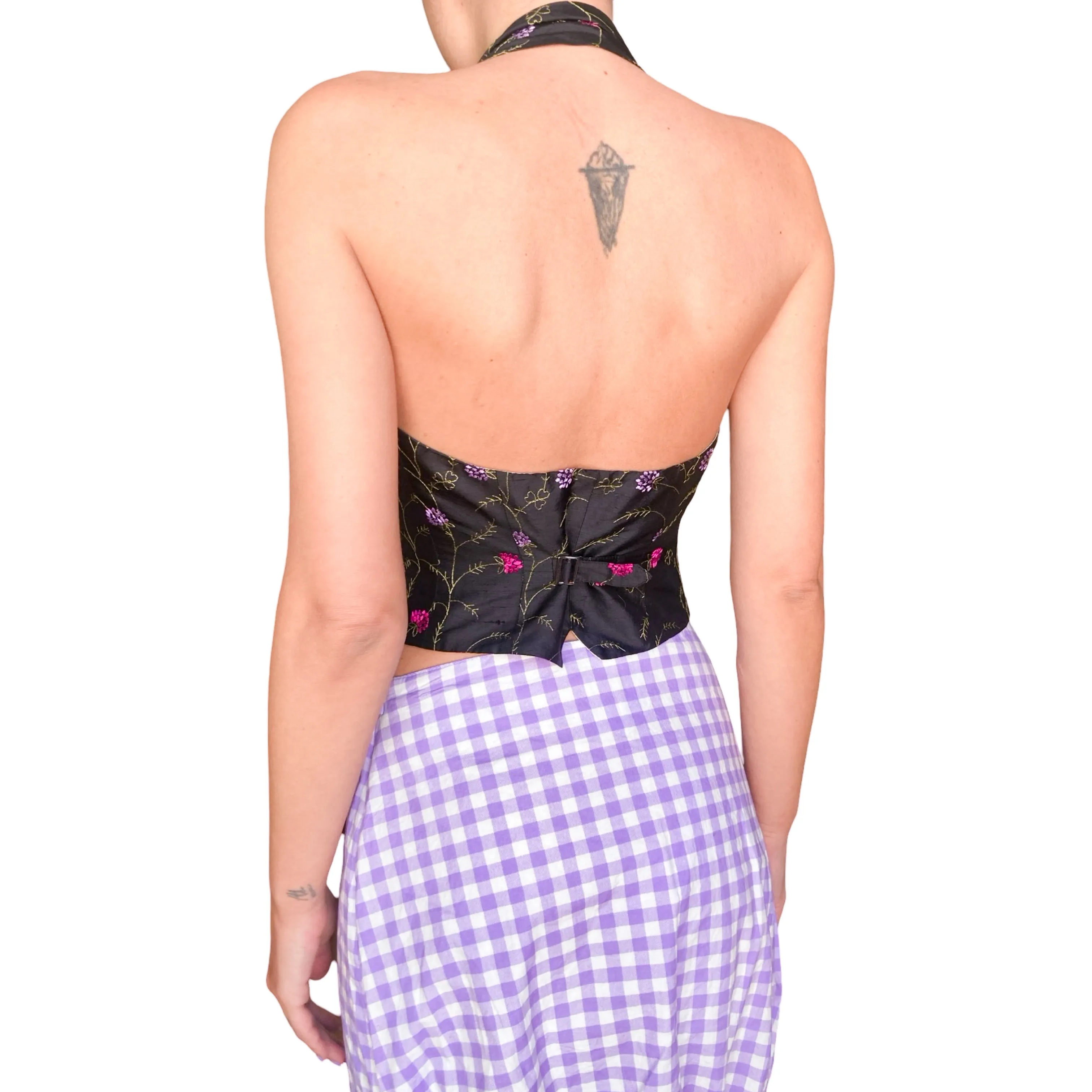 Emporio Armani S/S 2003 runway/campaign embroidered vest