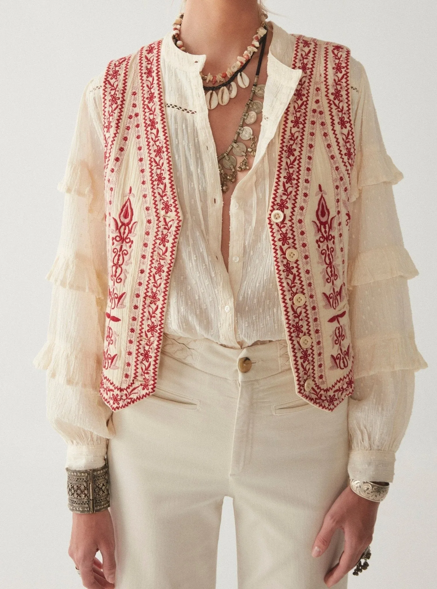 Giada Vest - Red Sea