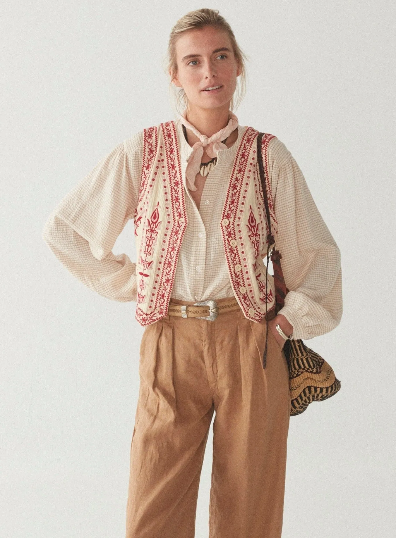 Giada Vest - Red Sea