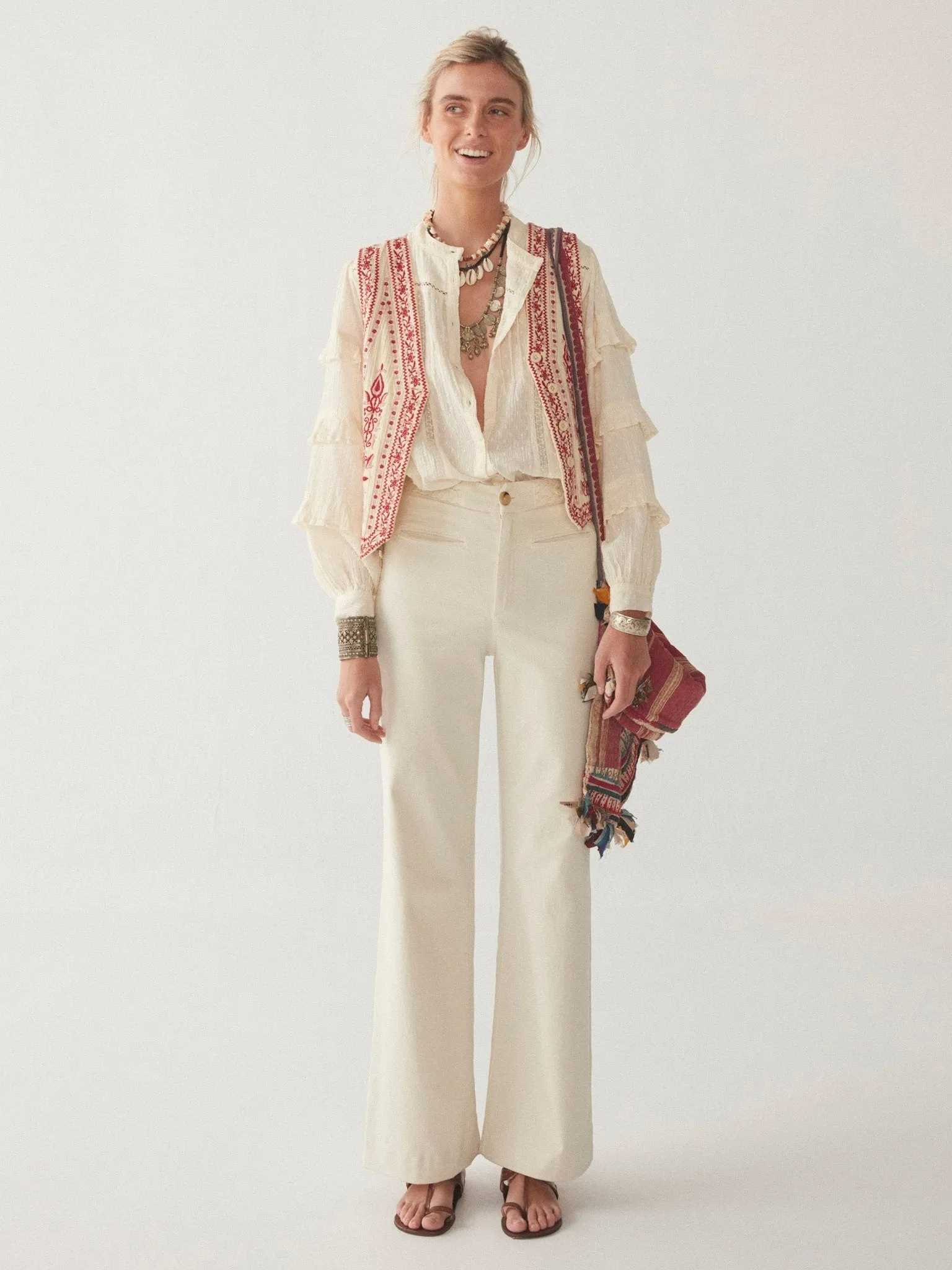 Giada Vest - Red Sea