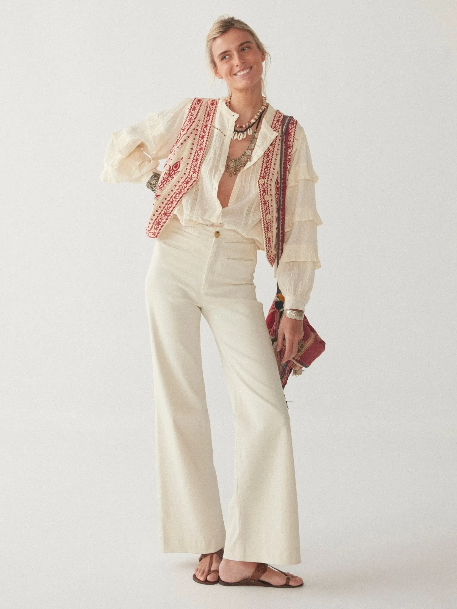 Giada Vest - Red Sea