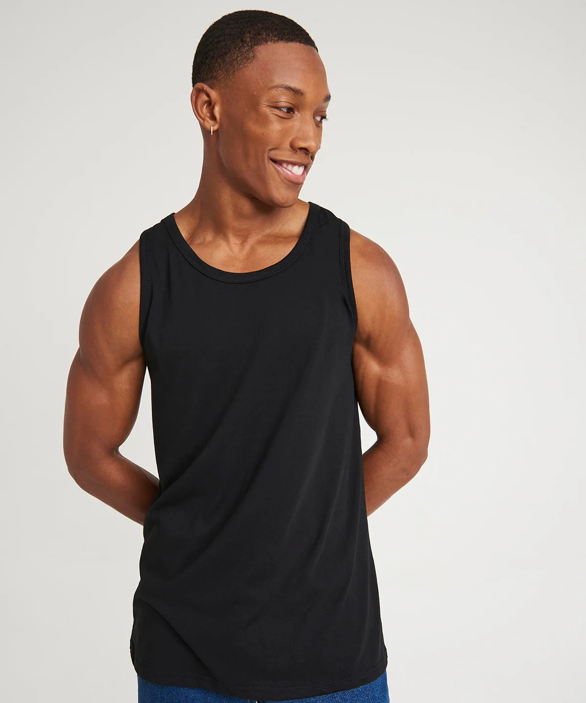 Heather Black - Triblend vest