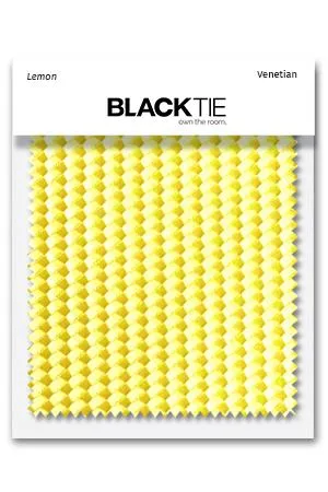 Lemon Venetian Fabric Swatch