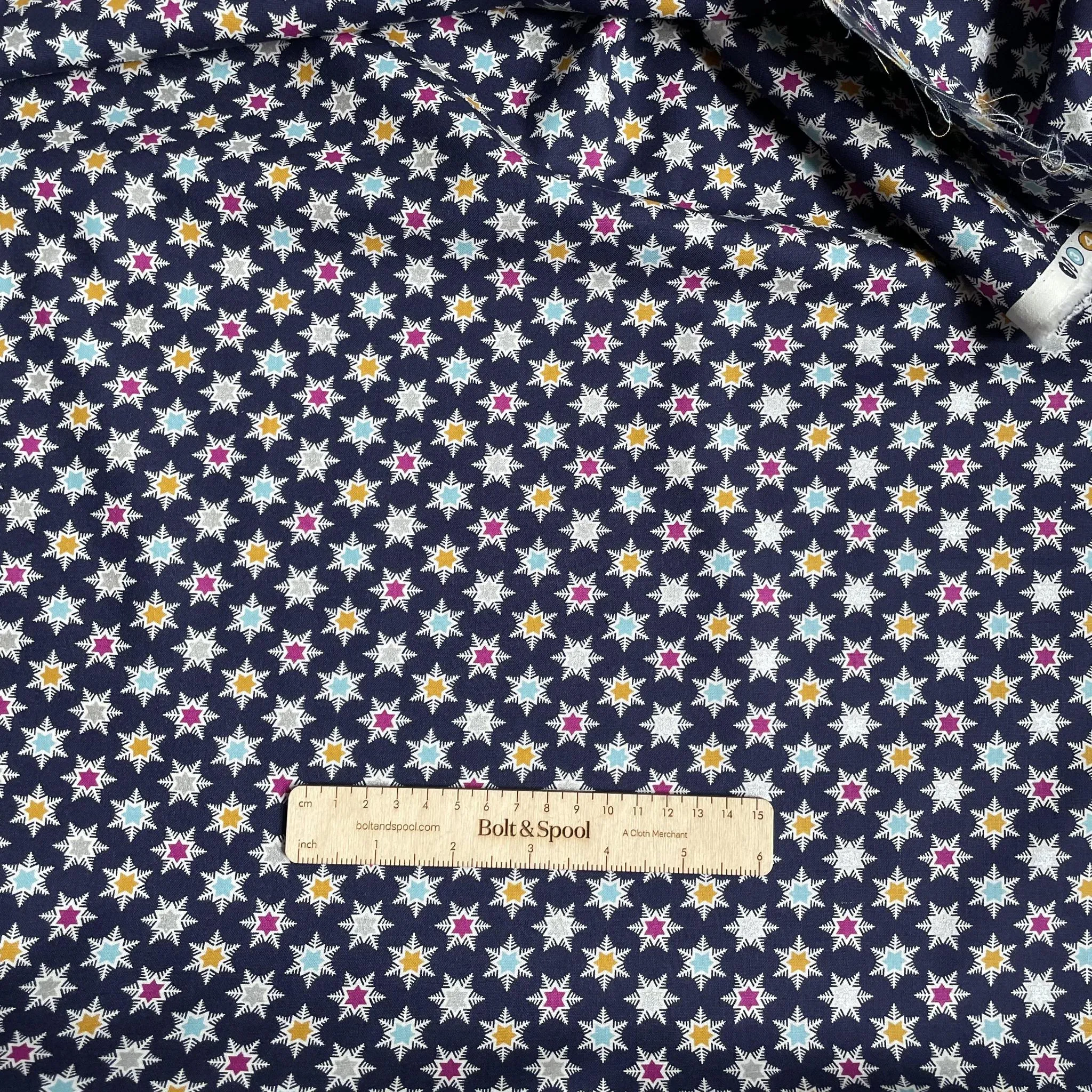 Liberty Fabrics by Riley Blake : Christmas Forest Star B