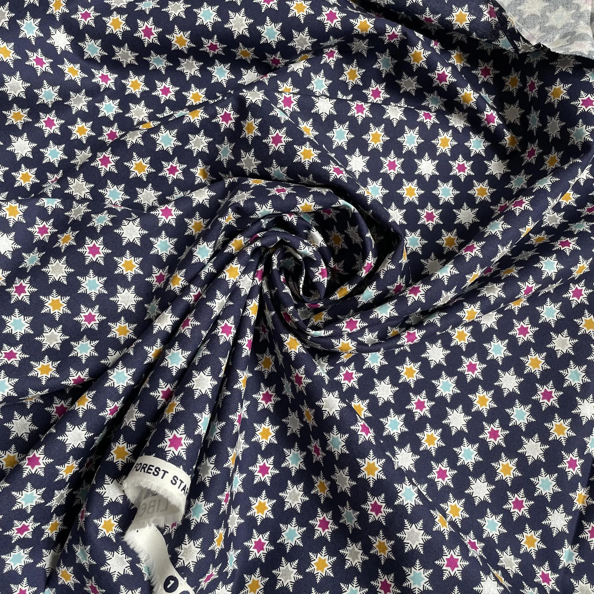 Liberty Fabrics by Riley Blake : Christmas Forest Star B