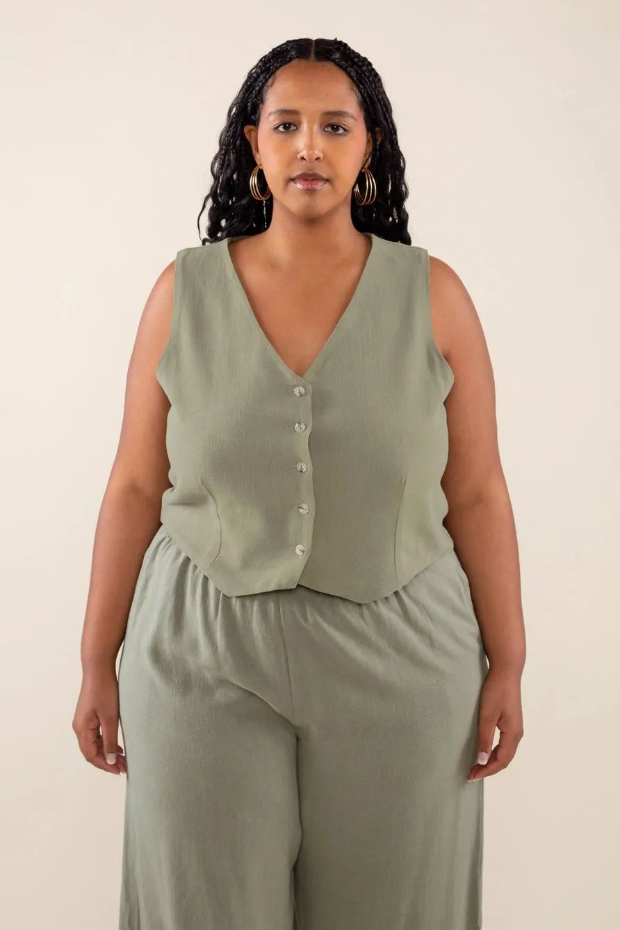 linen vest