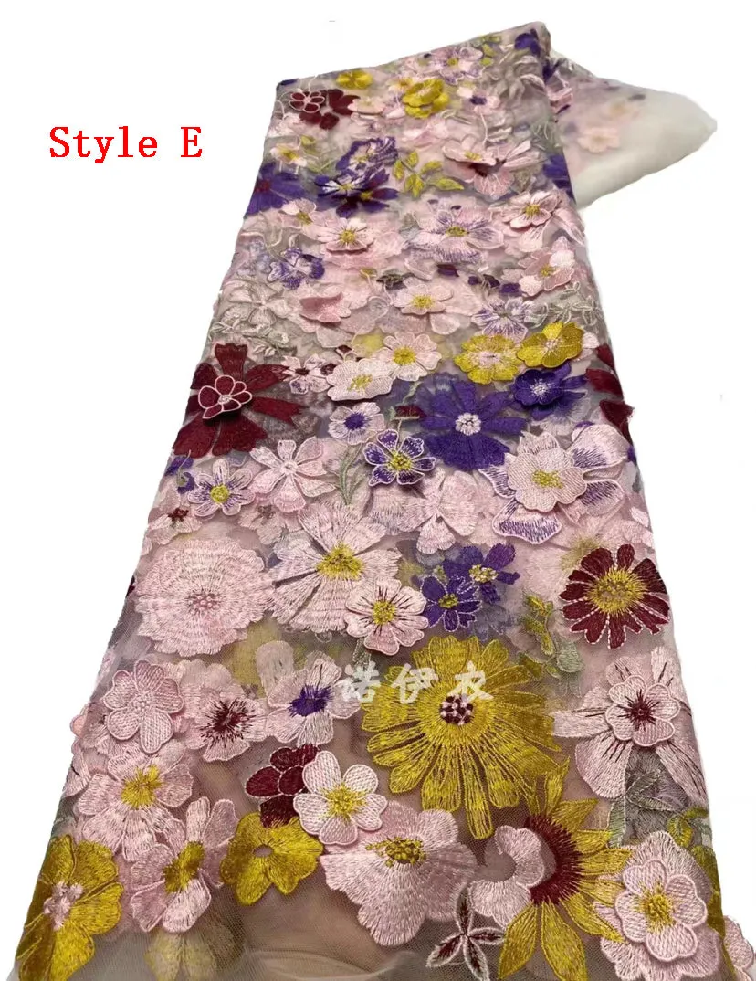 Long Wedding Dresses 3D Floral Embroidery Wedding Gowns JKW128