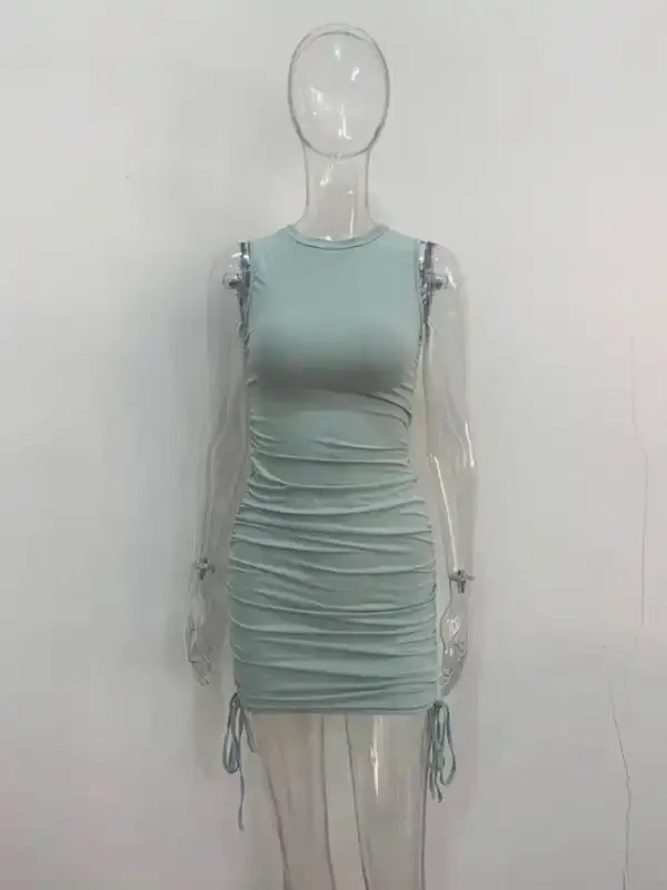 New slim fit hip-hugging vest dress