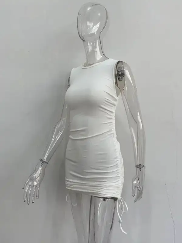 New slim fit hip-hugging vest dress