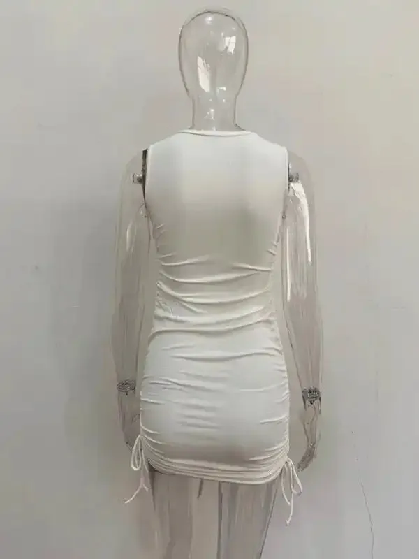 New slim fit hip-hugging vest dress