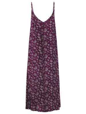 O-NEWE Bohemian V-neck Floral Printed Strap Vest Dresses