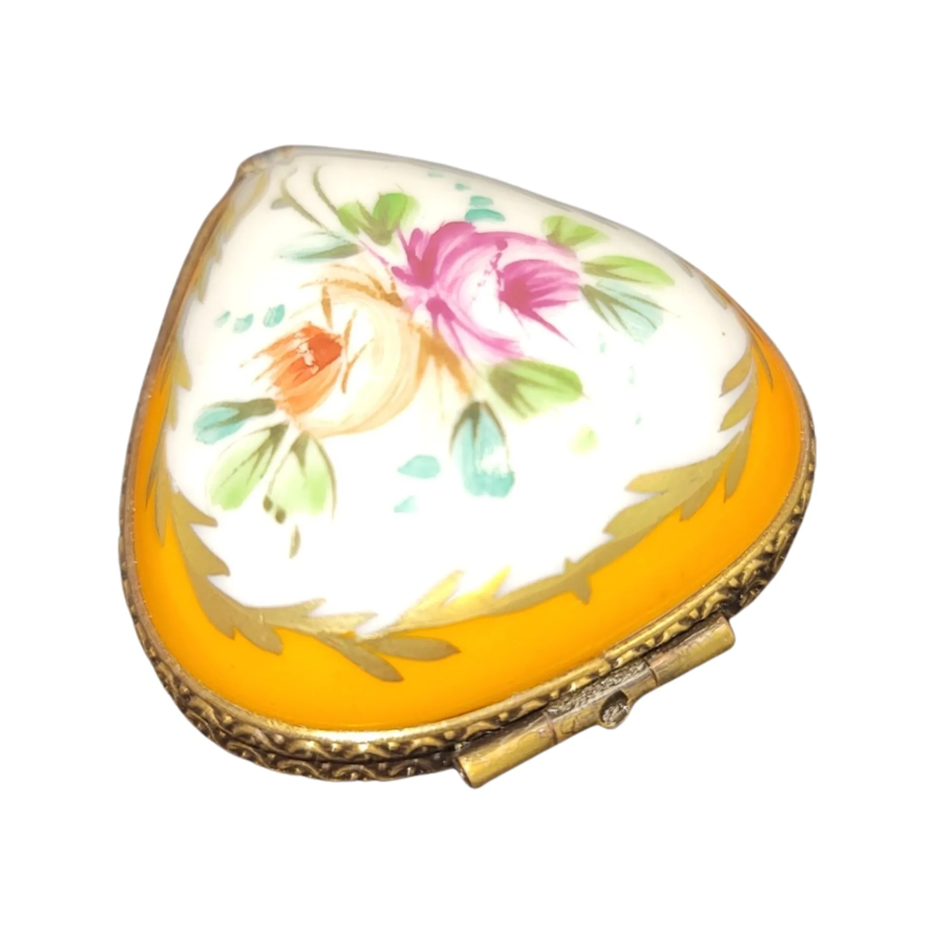 Orange Yellow Heart Flowers