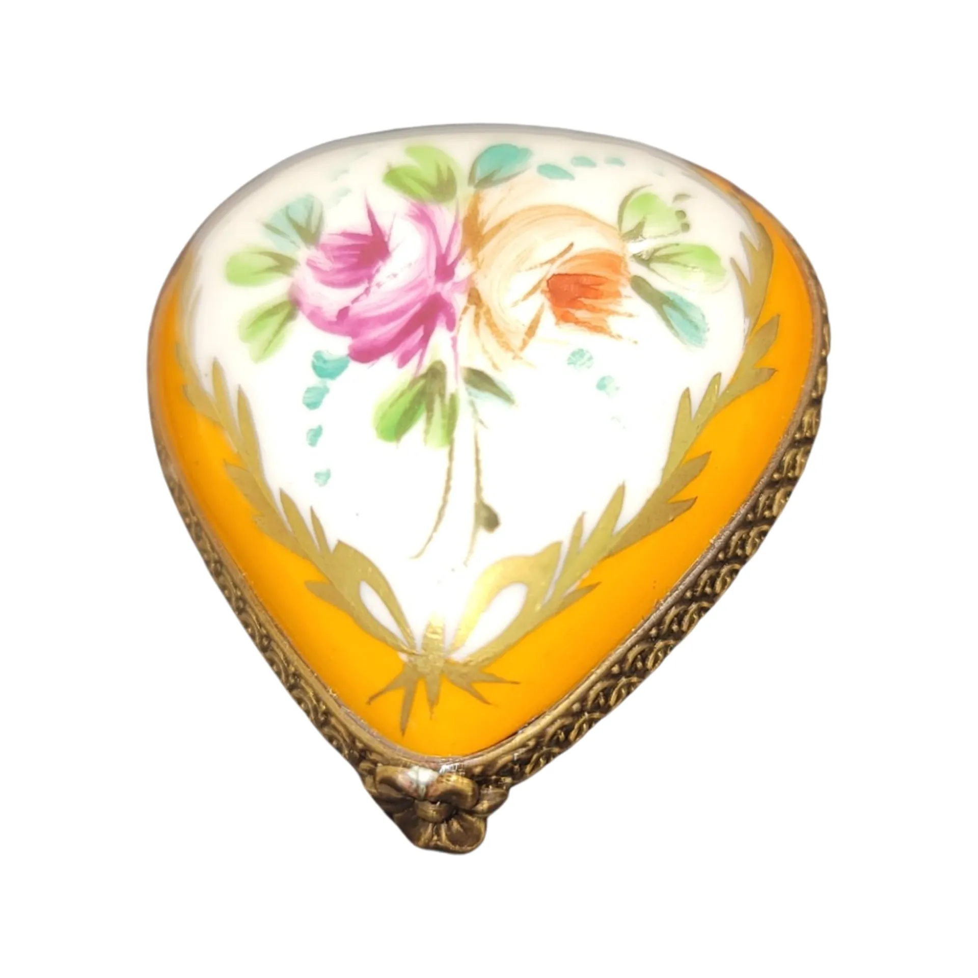 Orange Yellow Heart Flowers