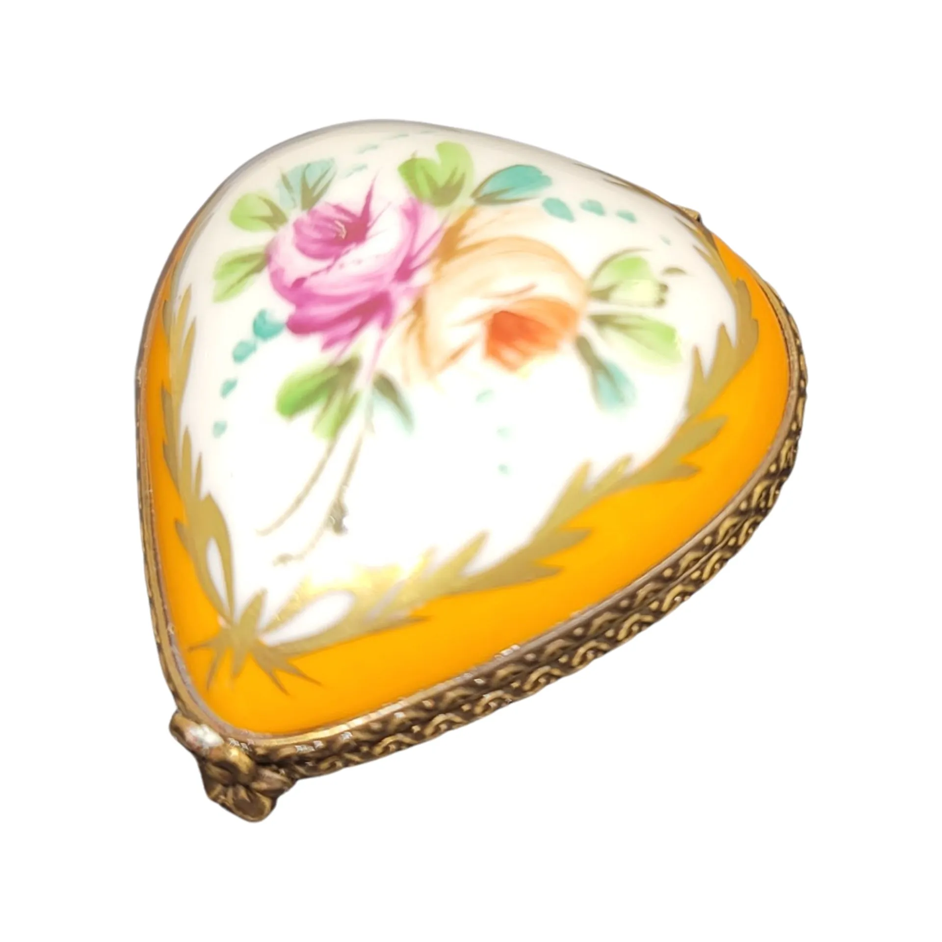 Orange Yellow Heart Flowers