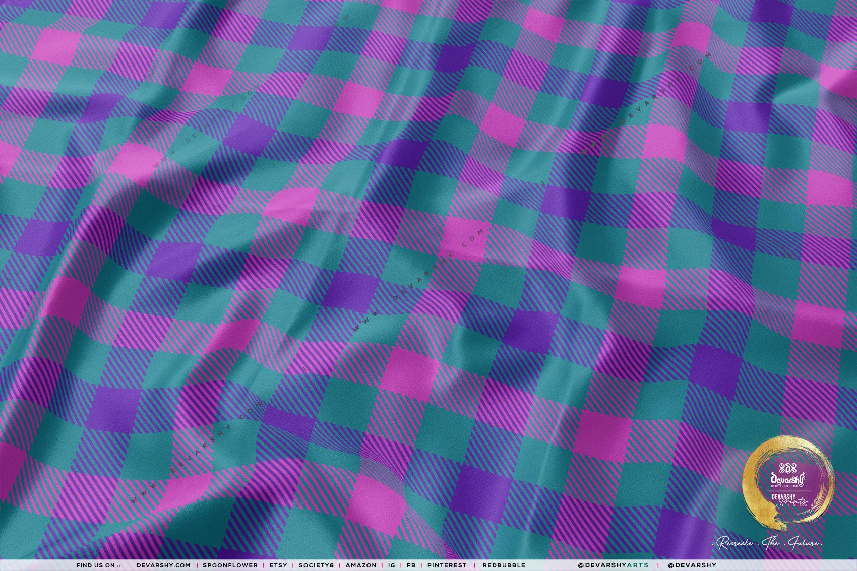 Pastel Checks Apparel Fabric 3Meters , 6 Designs | 8 Fabrics Option | Plaid Fabric By the Yard | 037