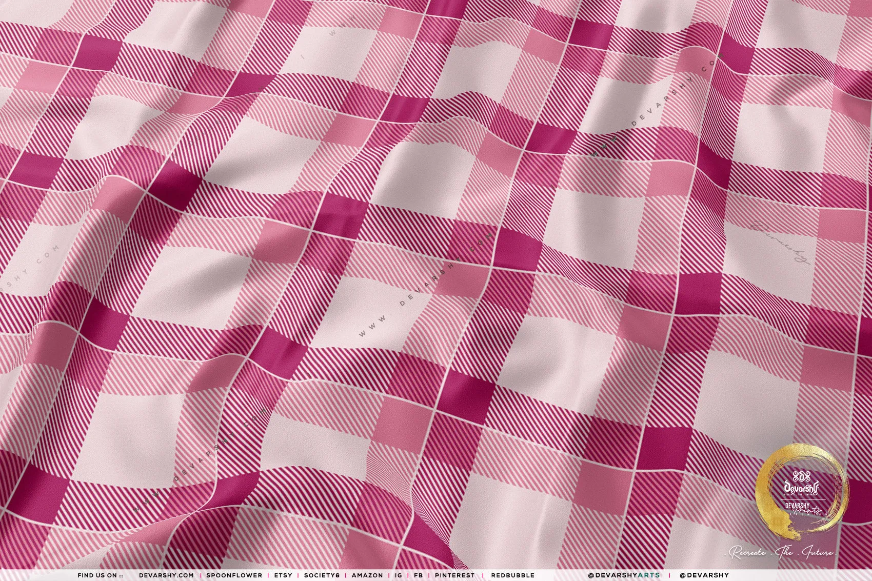 Pastel Checks Apparel Fabric 3Meters , 6 Designs | 8 Fabrics Option | Plaid Fabric By the Yard | 037