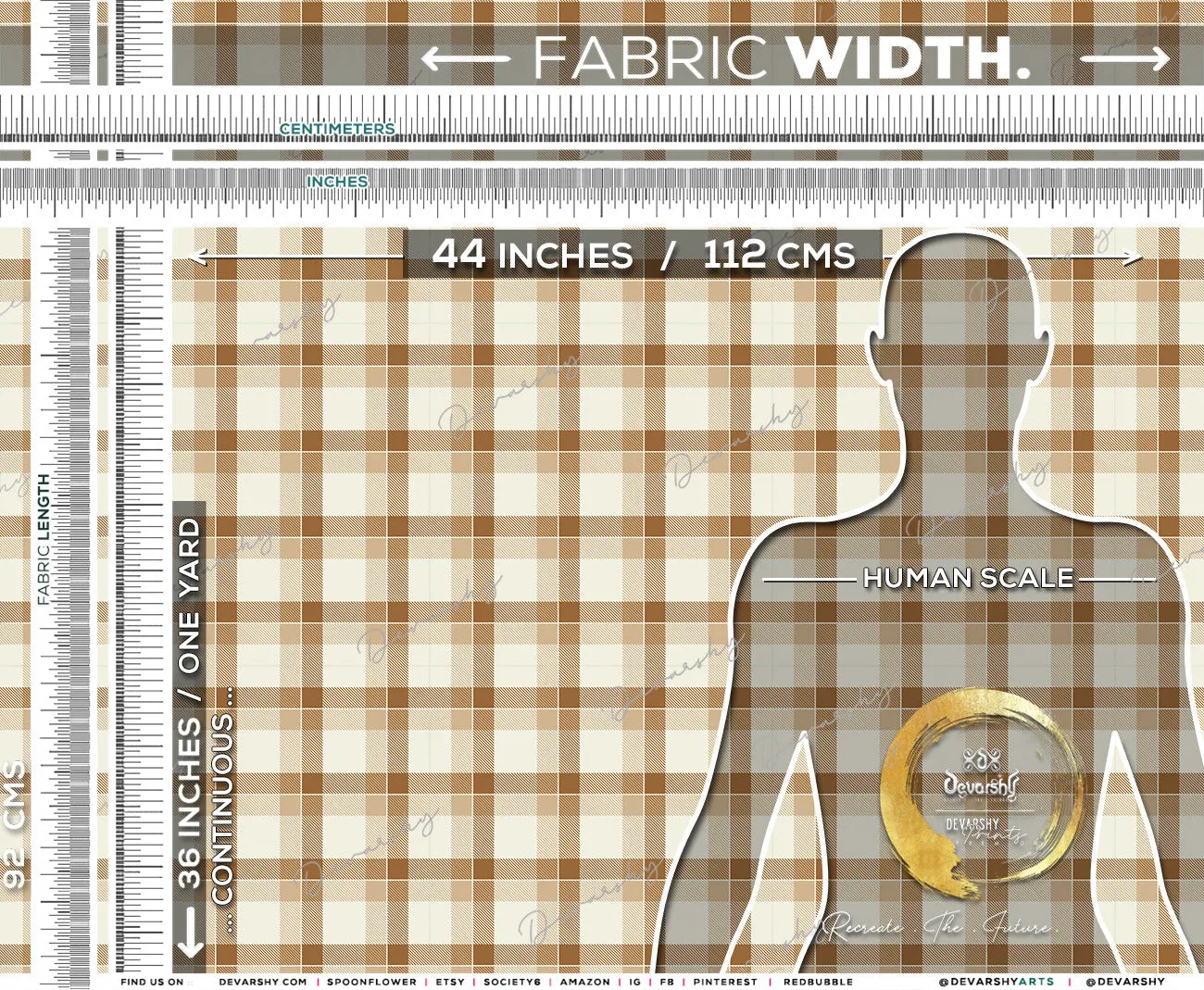 Pastel Checks Apparel Fabric 3Meters , 6 Designs | 8 Fabrics Option | Plaid Fabric By the Yard | 037
