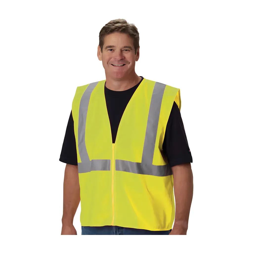 PIP 302-WCENGZLY-4X ANSI Type R Class 2 Value Zipper Solid Vest