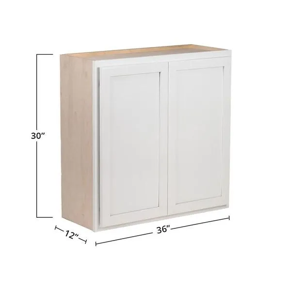 Pure White 36" x 30" Wall Cabinet