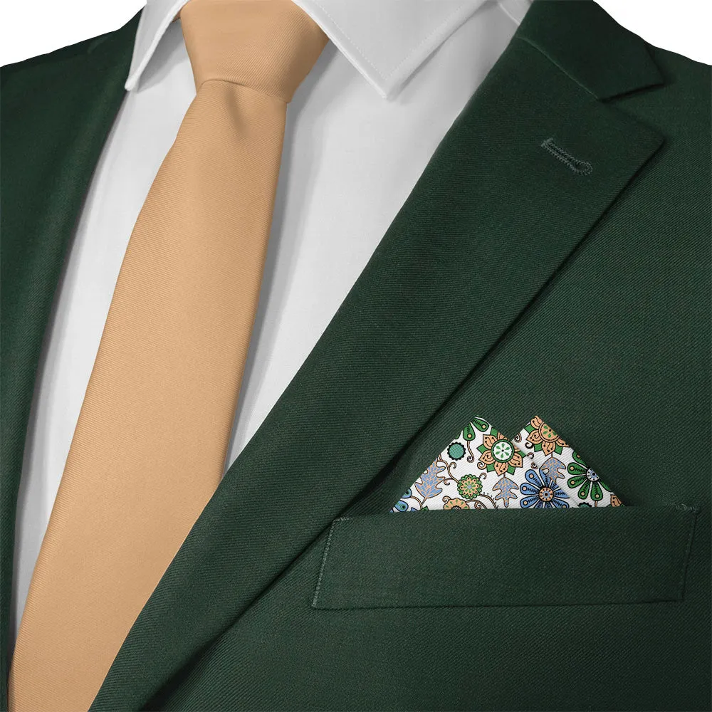 Rural Floral Pocket Square