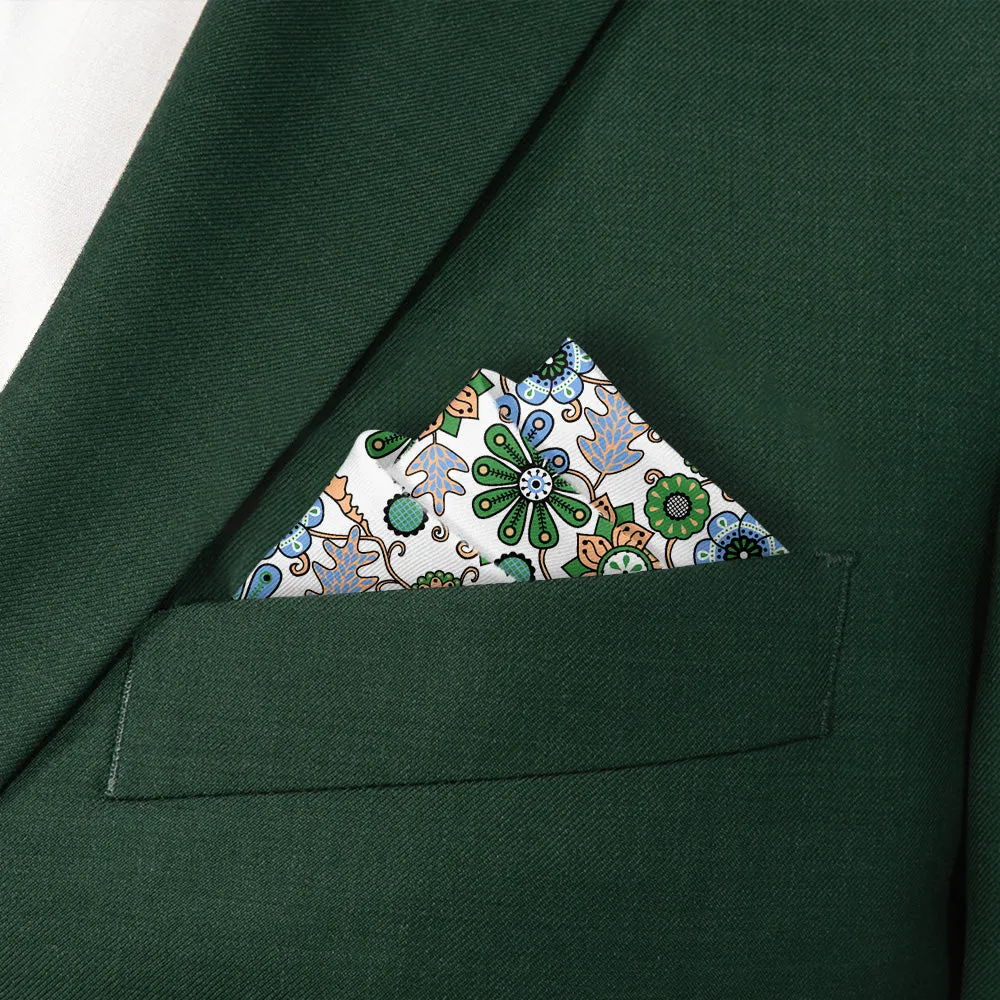 Rural Floral Pocket Square