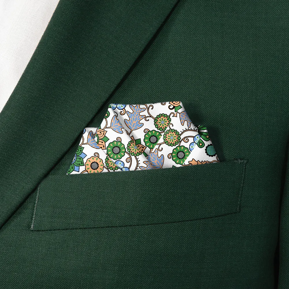 Rural Floral Pocket Square