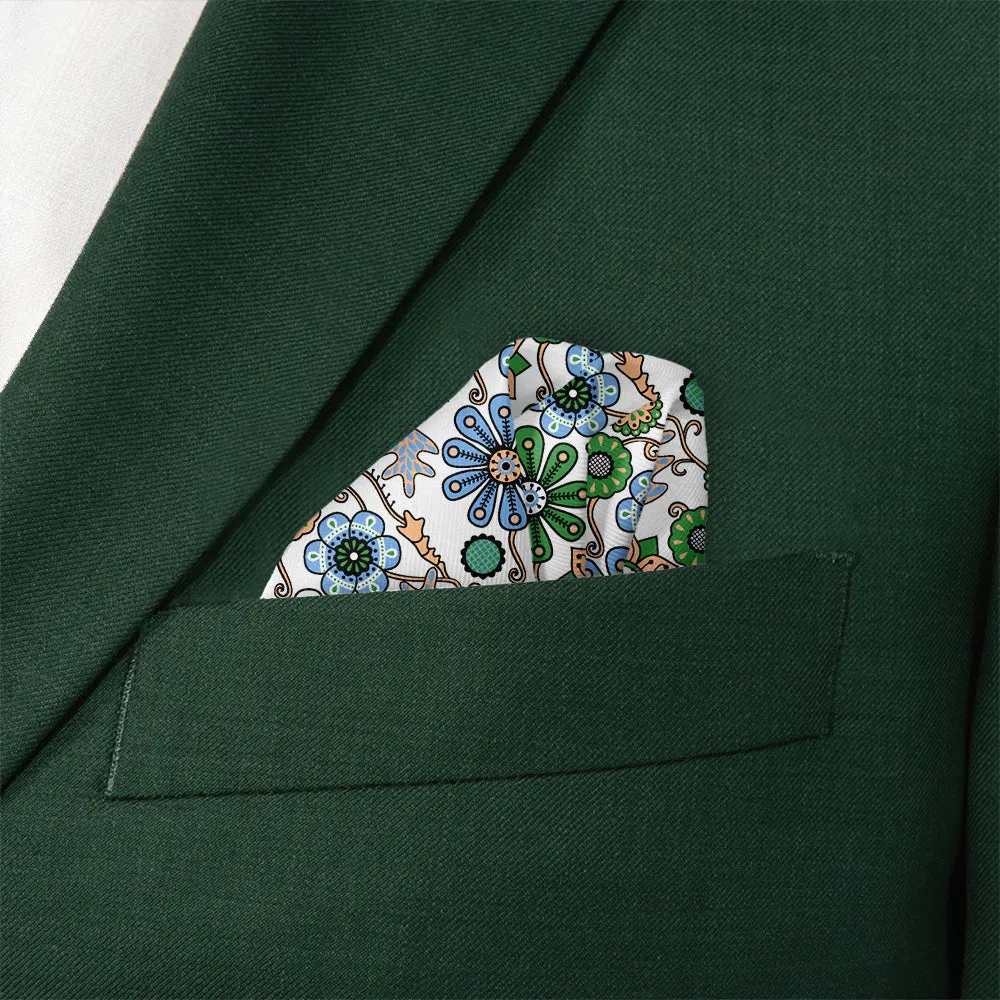 Rural Floral Pocket Square