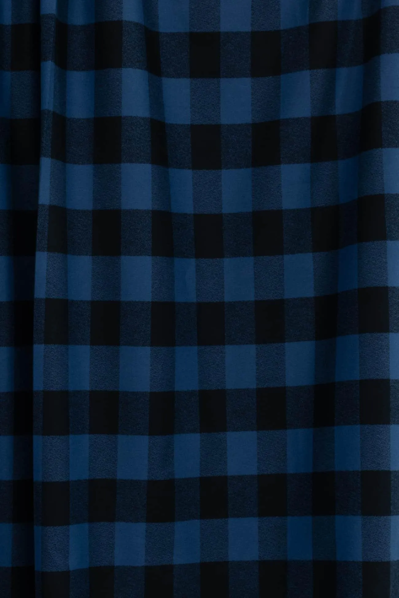 Stillwater Blue Buffalo Checks Cotton Flannel Woven
