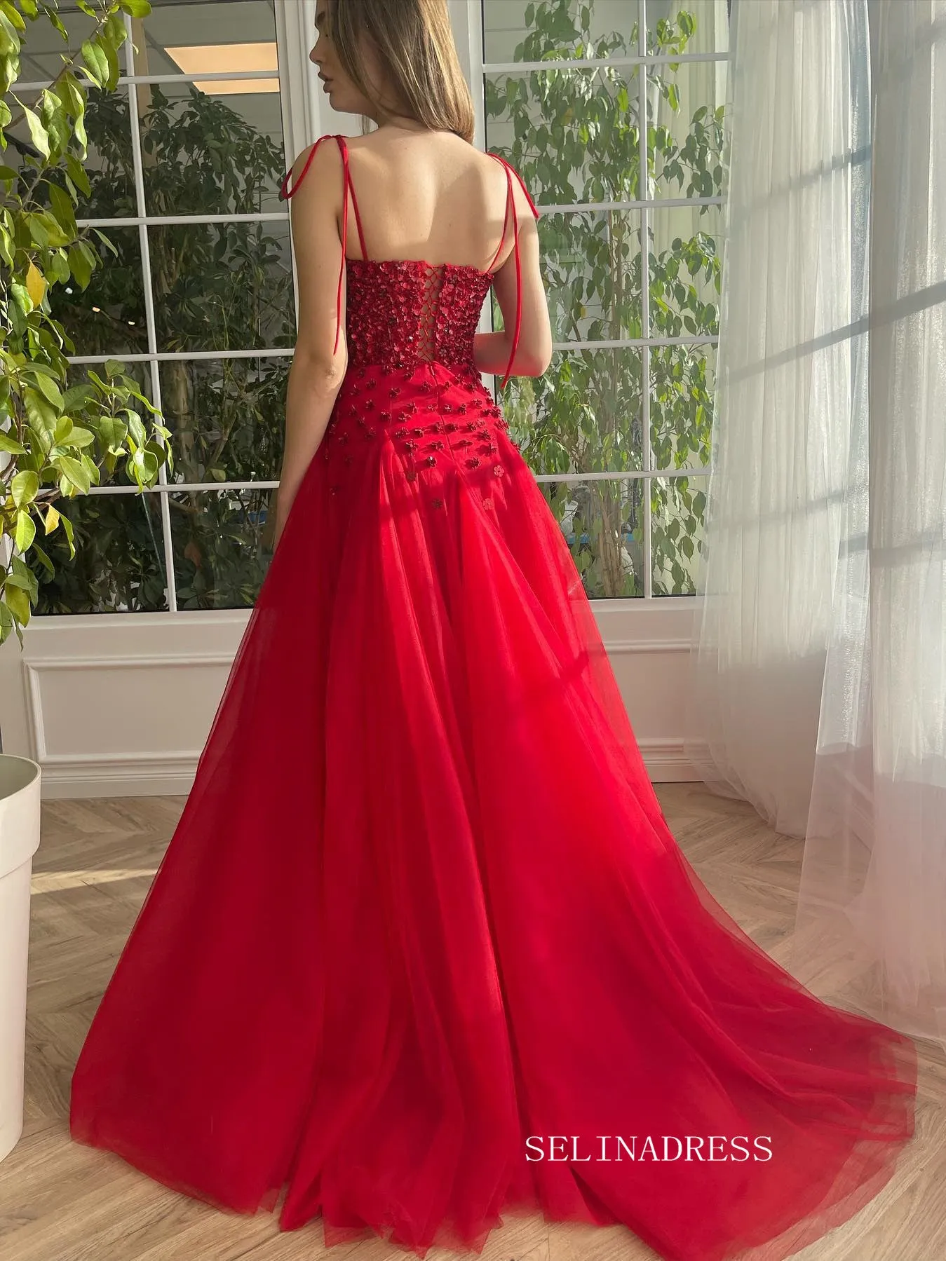 Strapless Beautiful Long Prom Dress Sequins Long Evening Dresses sea065