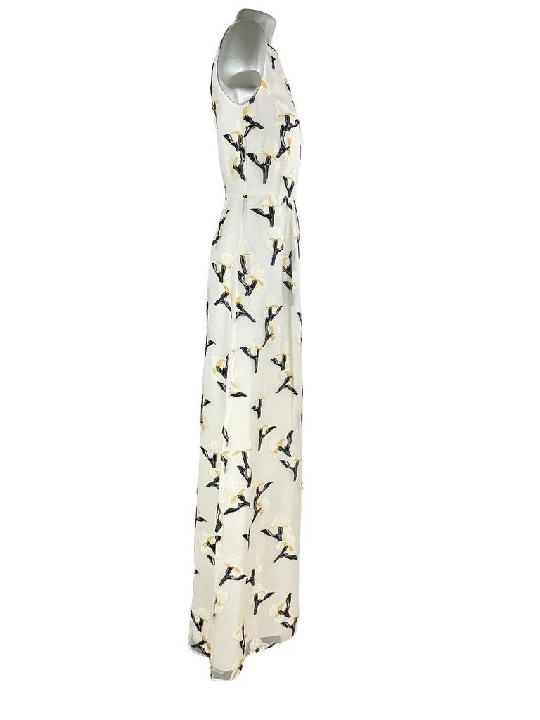 Tory Burch Floral Embroidered Maxi Dress |XS|US0|