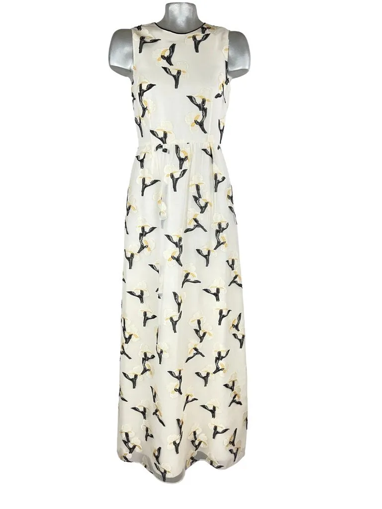 Tory Burch Floral Embroidered Maxi Dress |XS|US0|