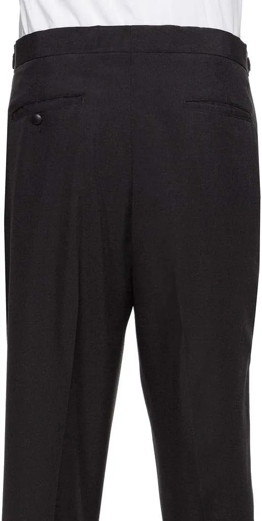Tuxedo Pants for Men with Satin Side Stripe  Classic Formal Dress Pants Ideal for Weddings, Black Tie Events & Parties