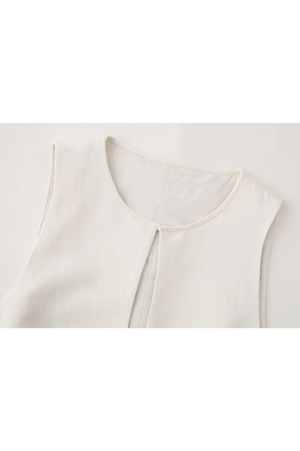 ‘Varvara’ Tie-Front Vest & Midi Skirt Suit (Sold Separately)