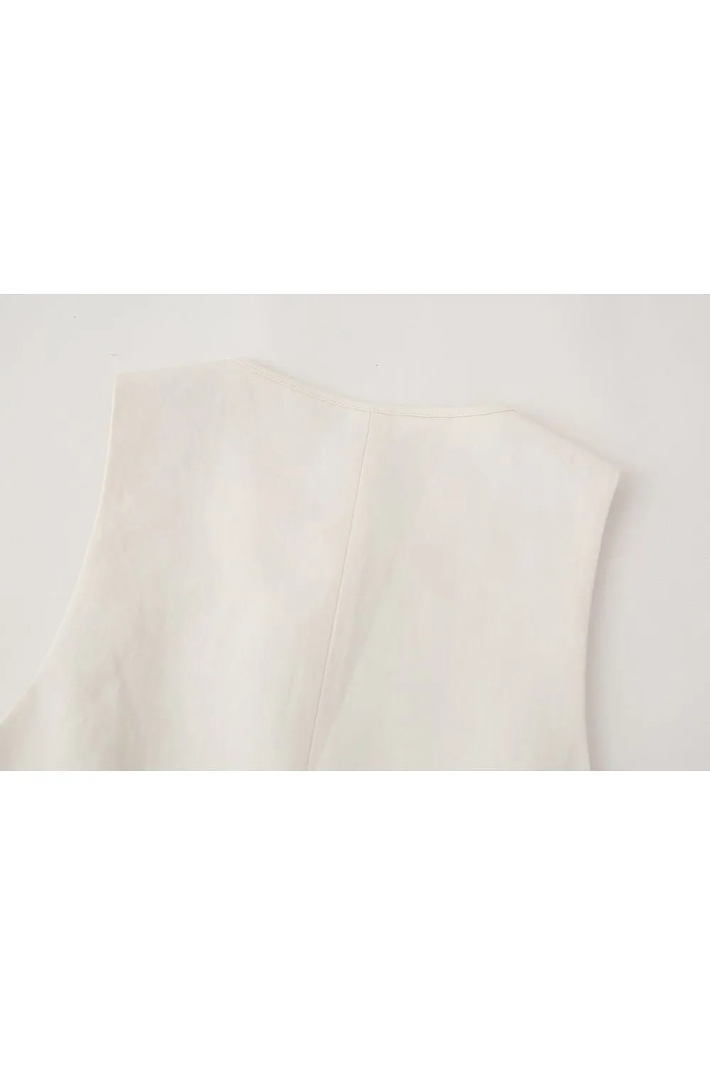 ‘Varvara’ Tie-Front Vest & Midi Skirt Suit (Sold Separately)