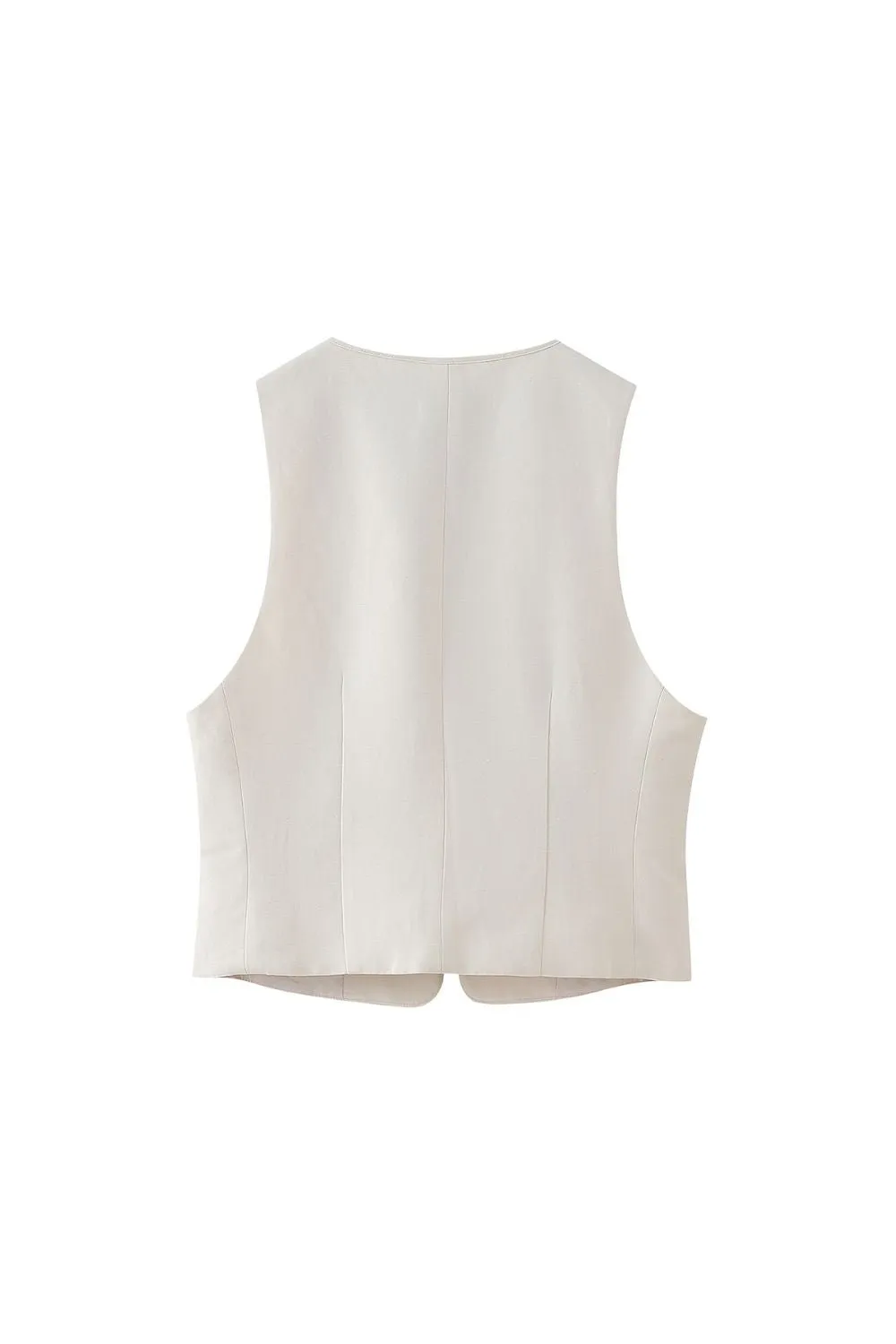 ‘Varvara’ Tie-Front Vest & Midi Skirt Suit (Sold Separately)