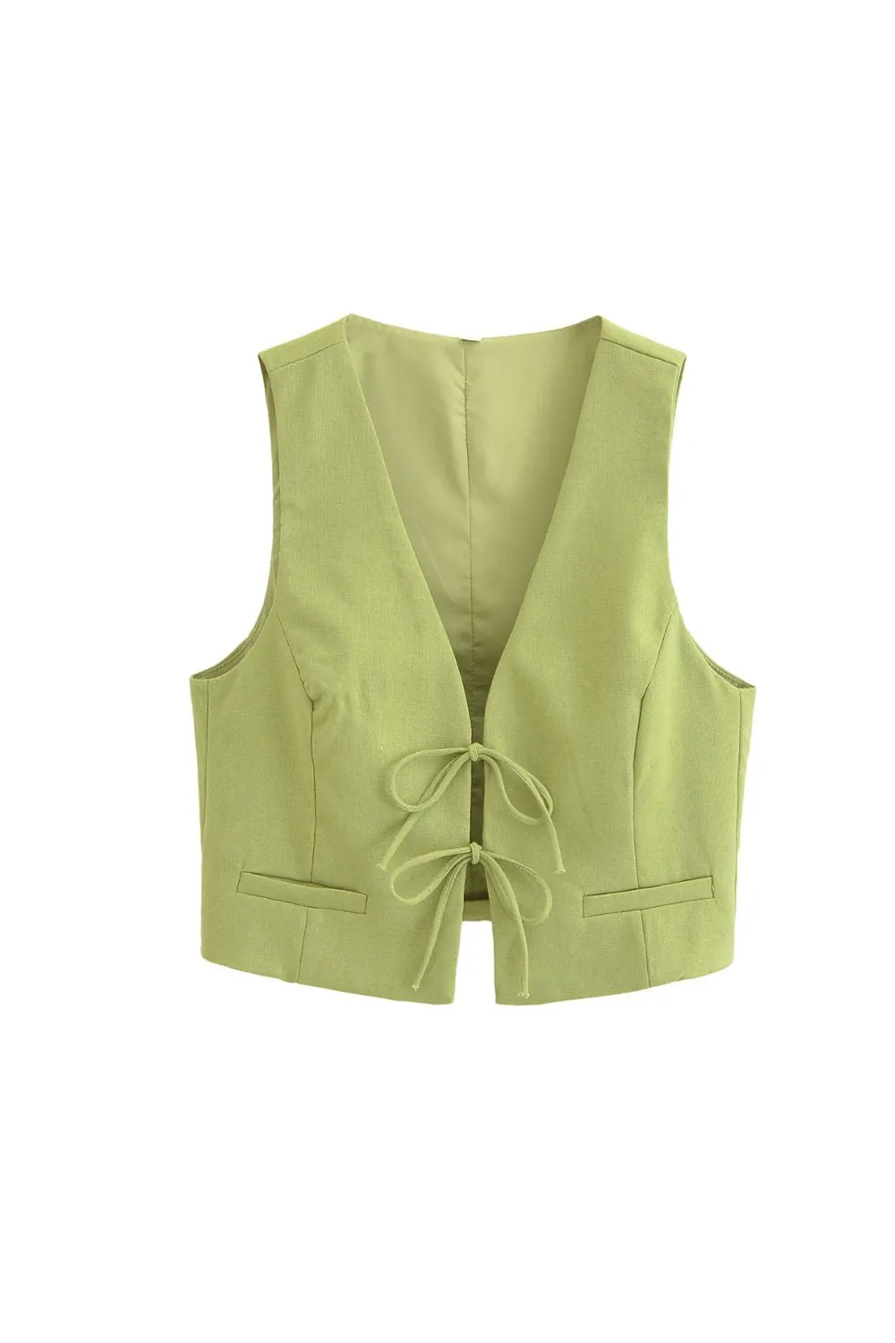 ‘Varvara’ Tie-Waist Vest & Casual Skirt Suit (Sold Separately)