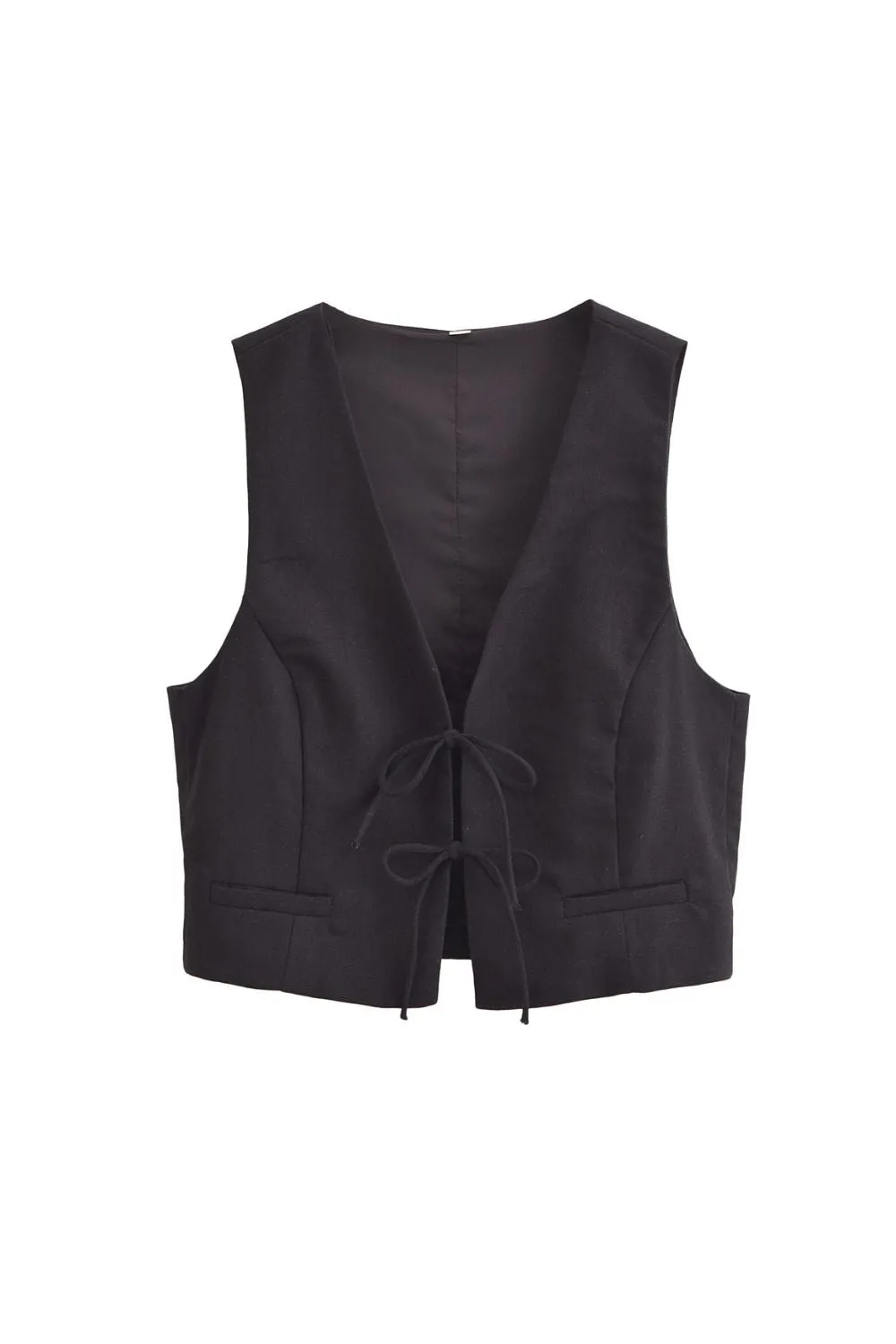 ‘Varvara’ Tie-Waist Vest & Casual Skirt Suit (Sold Separately)
