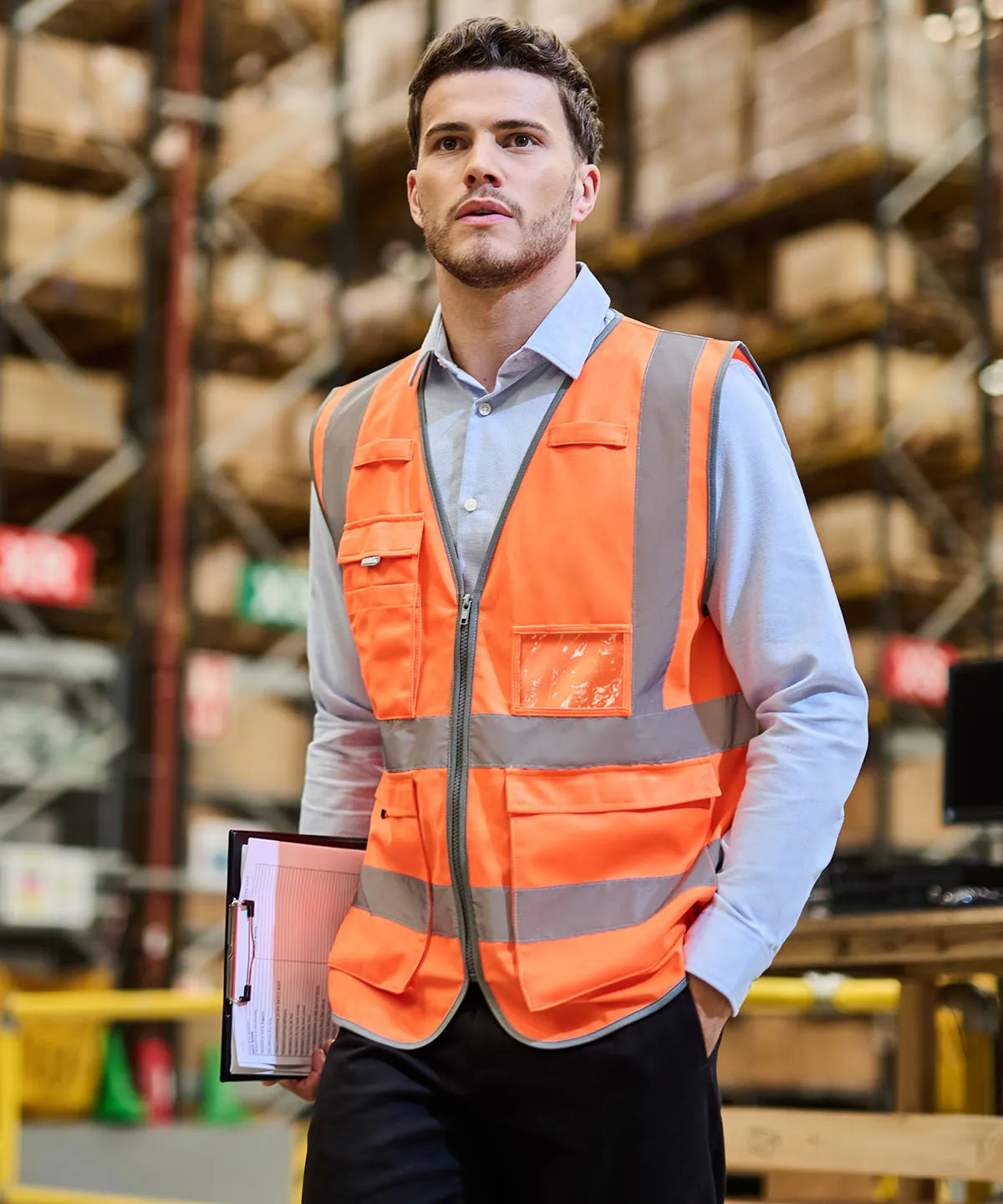 Yellow/Black - Pro hi-vis executive vest